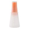 Cepillo para botella de aceite de silicona grado alimenticio punto utensilios de cocina barbacoa al aire libre cepillo de aceite con escala y tapa cepillo para aderezar