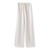 Nuevos Nuevos Estilo Chino Ligero Estilo Nacional Negro Simple Acetato Pantalones Casuales Lujo de Alta Gama Accesible Pantalones de Moda M4082