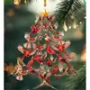 Pendente criativo de árvore de Natal para carro de produto novo transfronteiriço Decoração acrílica de Natal decoração de casa para feriado