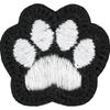 Parche Bordado de Tela Estilo Chino Panda Blanco y Negro Insignia Material para Pasador de Pelo Infantil Decoración para Funda de Teléfono Zapato Sombrero Accesorios