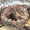 Arcoíris de verano ~ pulsera de nicho de color pequeño y fresco dopamina pulsera elástica de alta gama para mujer de verano al por mayor