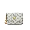 Nueva Moda Estampado de Letras 70% de Descuento Ranura para Múltiples Tarjetas Cadena Trasera Cartera para Mujer Retro Corta Pequeña Cartera Versión Coreana Transfronterizo