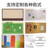 Adesivos de Parede Coloridos de Feltro para Jardim de Infância Parede de Fotos Parede de Exibição de Trabalhos Quadro de Mensagens Quadro de Cortiça Painel de Montagem de Adesivos de Parede