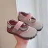 Sapatos Infantis Minimalistas 2026 Verão Novos Respiráveis para Meninas Estilo Coreano Moda Cor Color Block Boca Rasa Malha Sapatos Casuais