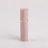 Frasco Recarregável de Perfume de 10ml com Enchimento Inferior, Frasco de Perfume Portátil de Couro para Preenchimento Direto, Pequeno Frasco Vazio Recarregável para Amostras de Viagem