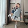Conjunto Deportivo de Verano Estilo Coreano para Niñas, Camiseta y Shorts de Verano para Niños, Estilo Trendy de Celebridad de Internet, Conjunto Casual de Dos Piezas para Niños Mayores