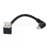 Cable de datos para codo cable de datos micro usb doble codo cable de carga para teléfono móvil Android portátil carga rápida 2.5A