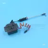 Engranaje de dirección modelo de barco 996 engranaje de dirección soporte de metal M2 M3 varilla de tracción de acero inoxidable hebilla de cabeza de bola funda de fuelle
