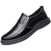 2026 Nuevo Estilo Zapatos de Cuero Suave con Suela Blanda para Hombre, Zapatos de Vestir Casuales de Negocios para Hombre, Zapatos Negros para el Trabajo, Regalo para Papá, Zapatos de Hombre