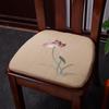 Nova Almofada para Cadeira de Jantar Doméstica em Estilo Chinês Almofada para Cadeira de Mesa de Jantar em Forma de Ferradura Mogno Antiderrapante Almofada de Assento para Banqueta Almofada para Cadeira de Madeira Maciça