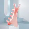 Pente de Massagem Quatro em Um, Pente Facial, Pente Multifuncional de Resina para Couro Cabeludo, Pente de Meridianos, Pente Golfinho, Pente Raspador de Pontos de Acupuntura