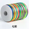 Lin 100.5m Cordón para Nudo Chino Pulsera de Hilo Rojo Tejido Materiales DIY Cuerda Dorada para la Mano Cordón para Tejido de Hilo Rojo