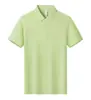 Camisas Polo de Verano, Camisetas Personalizadas, Ropa de Trabajo de Seda Helada, Logo Bordado, Ropa de Trabajo Corporativa de Manga Corta con Cuello, Hecho a Medida