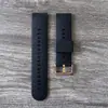 Pulseira de silicone universal 18/20/22mm para Huawei, Samsung e outros smartwatches (fivela rosa dourado)