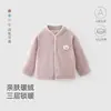 Ropa de Bebé Otoño Invierno Clase A Chaqueta Acolchada Bebé 40g Top Delgado de Algodón Bebé Pequeño Exterior Cálido Top de Algodón