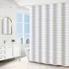 Atacado do Fabricante Suprimentos Cortina de Chuveiro para Banheiro Cortina Divisória Cortina de Porta Cortina de Chuveiro Quadrada Peva à Prova de Mofo e Impermeável Multicor Opcional