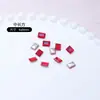 Rinestones Chinos Rojos para Uñas con Base Puntiaguda Irregulares Brillantes Gota de Agua Corazón Inclinado Cuadrado Gordo Año Nuevo Accesorios Rojos para Uñas Venta al por Mayor Transfronteriza