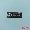 Adecuado para Pegatinas de Coche Mercedes-Benz Clase C Clase E Glc Gla Glb Pegatinas Decorativas de Metal Logo de Coche Amg Placa de Nombre Brabus Etiqueta de Aluminio
