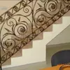 Barandales de Escalera de Hierro Europeo Forjado Hierro Forjado Escaleras de Casa Artesanía Metálica Cobre Antiguo Hierro Flor Barandales