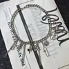 Joyas Transfronterizas Europeas y Americanas Ins de Gama Alta Cadena para Clavícula de Múltiples Capas con Borla de Perla de Imitación Enrollada Lujo Accesible Corazón Circonita