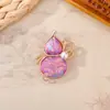 Calabaza de nudo de mariposa de perla de brocado Song, colgante de calabaza tejido de nuevo estilo chino, accesorios de joyería, accesorios de brocado Song estilo chino, lote mixto
