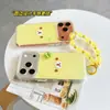 Funda simple de trébol de cuatro hojas tridimensional Rilakkuma adecuada para iPhone 17 Pro Max, Apple 16, 15/14/13
