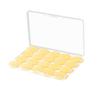 Paquete de 20 Tapones para Dormir de Silicona Azul para Niños, Antirruido, Impermeables para Natación, Tapones de Silicona en Caja Cuadrada