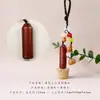 Llavero con tallado de palo de rosa, colgante creativo de loto para hacer tú mismo, para hombres y mujeres, accesorio para bolso, charm para teléfono, adorno