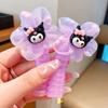 Cuerda de Teléfono Arcoíris Rizada para Niños, Diadema para el Cabello, Trenza de Burbujas Enrollada en Cuerda para el Cabello, No Daña el Cabello, Goma Elástica para el Cabello, Nuevos Accesorios para el Cabello para Mujer