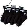 Calcetines de San Valentín Transfronterizos para Pareja de Mujer, Calcetines de Media Pantorrilla, Calcetines Deportivos, Calcetines Largos de Cintura Alta con Temática de Amor para Otoño e Invierno, Calcetines Gruesos