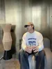 Niebla Rekk Esenciales Marca de Nicho de Moda Pareja Americana Camiseta para Capas Interiores Tops Camisetas de Manga Larga para Mujer para Hombres