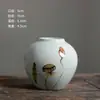 Jarrón de Cerámica Azul y Blanco Pintado a Mano de Jingdezhen para Sala de Estar, Arreglo de Flores de Escritorio Estilo Chino, Flores Artificiales, Lujo Ligero, Adorno Vintage de Alta Gama, Envío Gratis