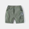 Bermuda de Cinco Pontos para Meninos 2026 Verão Novo Estilo Coreano Roupas Infantis Calças Atacado Bermuda Casual para Meninos Calça Bebê Comprimento Médio Moderna