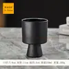 Copo de Cocktail de Vidro Espesso Simples Design de Pé Curto de Alta Qualidade Copo de Vinho KTV Vidro de Cerveja Preto Deslumbrante Copo de Whisky