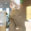 Pantalones de Trabajo de Algodón para Hombre de Comercio Exterior 2024 Nuevo Verano Delgados con Lazo en la Pierna Ropa de Trabajo Pantalones Deportivos Casuales de Secado Rápido Transfronterizos