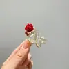Horquilla de Flor de Hada con Borla para el Cabello Accesorios para el Cabello Pequeños para Mujeres Otoño e Invierno Peinado de Media Cola Trasera Pinza Pequeña para el Cabello Tocado tamaño pequeño