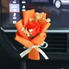Ramo para Coche, Ramo Creativo de Flores Secas, Decoraciones Interiores de Coche, Salida de Aire Acondicionado de Coche, Decoración Regalo con Fragancia Ligera