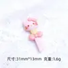 Colher Gatinho Fofa Brinquedo Alimentar Desenho Animado Artesanal Acessórios de Joias DIY Resina Cola de Creme Pequenos Acessórios Material para Presilha de Cabelo