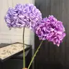 216 piezas de flores de hortensia artificiales de alta gama para decoración de salón de bodas, decoración suave para sala de estar del hogar, flores de seda, flores artificiales
