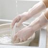 Luvas de Borracha Látex Impermeáveis para Lavar Louça e Roupas Domésticas de Cozinha Duráveis Antiderrapantes