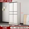 Armario para uso doméstico, armario de dormitorio con puertas correderas, engrosado, asequible, adecuado para apartamentos de alquiler, armario modular, armario de almacenamiento, armario de tamaño pequeño