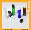 Botella marrón de 60 ml con tapa abatible, botella para medicina líquida, botella de champú, botella dispensadora negra de 60 ml, botella para aceites esenciales, botella de aceite, botella para hidrosol