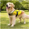 Nuevo producto transfronterizo: Arnés tipo chaleco para perro, ajustable y portátil para viajar, con asa anti-tirones