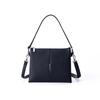 Bolso Grande Transfronterizo Cruzado para Mujer Bolso de Hombro Versátil Puleather Cuadrado de Tres Capas con Cremallera Bolso de Axila Bolso de Mano