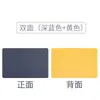 Alfombrilla de ratón de cuero de color sólido Alfombrilla de escritorio de cuero casual Alfombrilla de ratón pequeña Impermeable Alfombrilla de ratón de cuero para niñas