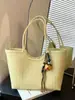 Bolso Tejido de Gran Capacidad para Viajes Diarios para Mujer, Nuevo Bolso Cesta Estilo Coreano de Nicho Verano 2026, Bolso Tote de Moda