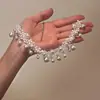 Collar de Perlas Falsas Estilo Francés con un Toque Exclusivo de Nicho, Lujo Ligero, Artesanía Pesada, Moda Exagerada, Estilo Socialité, Cadena para la Clavícula