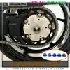 Tornillos de aleación de titanio para motocicleta Zxjc Zhang Xue 500 Rr, Tornillos modificados, Titanio quemado dorado, Negro caramelo