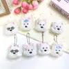 Pelúcia Fofa Filhote West Highland Acessórios para Broche DIY Óculos Pingente para Bolsa Cachorro Acessórios para Headwear Roupas Acessórios