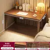 Escritorio Rectangular Simple para Vivienda de Alquiler, Escritorio Pequeño para Oficina en Casa para Adultos, Escritorio de Estudio para Dormitorio para Estudiantes, Escritorio para Computadora